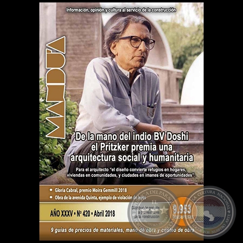 MANDU'A Revista de la Construcción - Nº 420 - Abril 2018